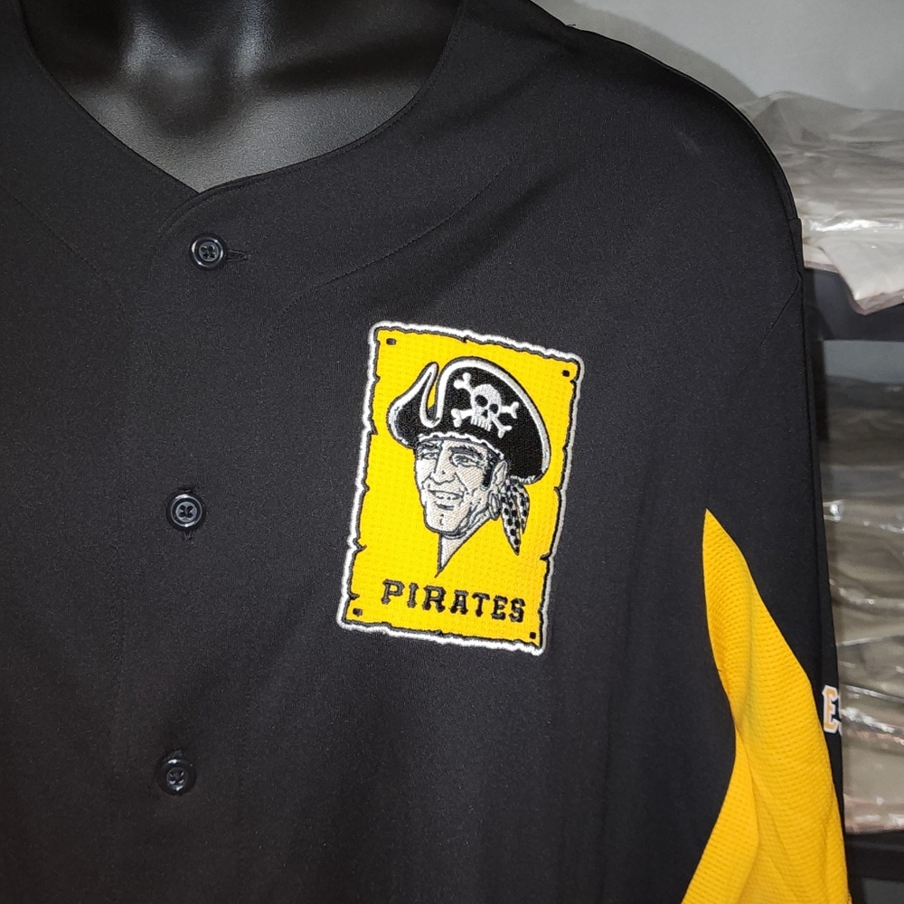 Pirates Black and Yellow Men's Shirt